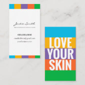 あなたの皮-名刺--を愛して下さい 名刺 (正面/裏面)