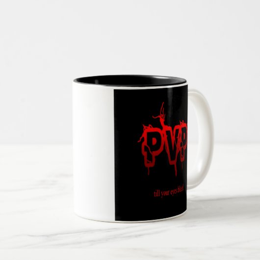 あなたの目の裁ち切りコーヒー・マグまでPvP ツートーンマグカップ (正面右)