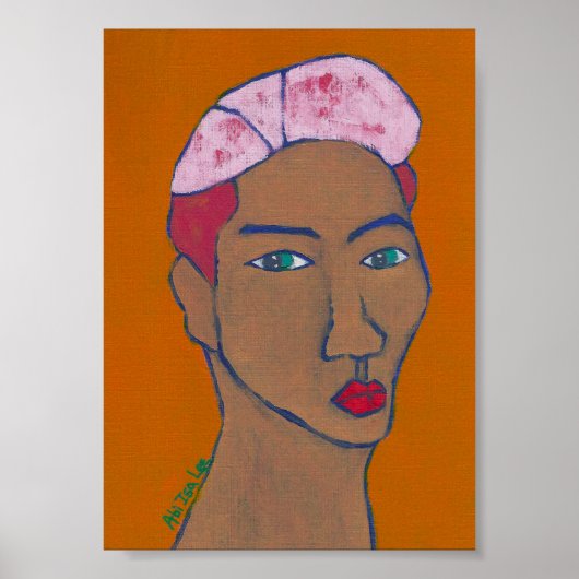 あなたの目を見ていた – アートプリント ポスター (正面)