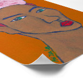 あなたの目を見ていた – アートプリント ポスター (角)