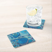 あなたの目コースター スクエアペーパーコースター (インサイチュ)