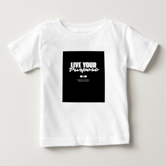 あなたの目的を生きる ベビーTシャツ (正面)