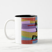 あなたの目的を知って下さい ツートーンマグカップ (左)