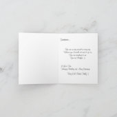 あなたの目的クリスマス誕生日カード シーズンカード (内部)