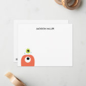 あなたの目|のパーソナライズなA2文房具 ノートカード (正面/裏面インサイチュ)