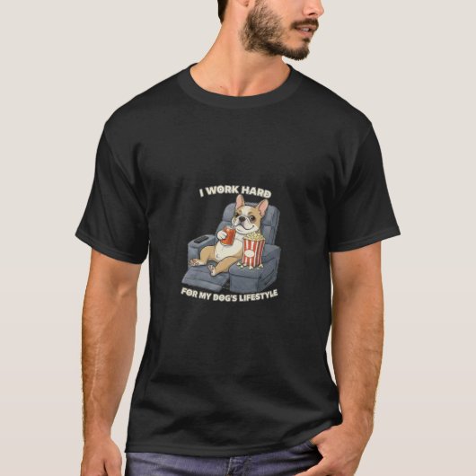 あなたの真のボス、愛犬を称えよう! Tシャツ (正面)