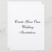 あなたの真珠の結婚式招待状6.5" x 8.75" 招待状 (正面/裏面)