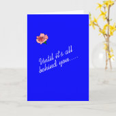 あなたの祈りと信仰があなたを支えます カード (黄色い花)