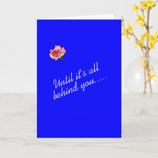 あなたの祈りと信仰があなたを支えます カード (黄色い花)