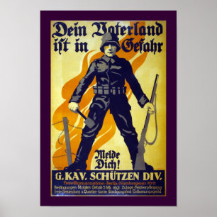 あなたの祖国は危険(ボーダー)にあります ポスター