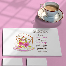 あなたの祝福で満たされたティーカップ ポストカード