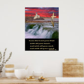 あなたの神なる主をハートで愛しなさい ポスター (キッチン)