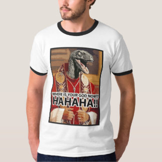 あなたの神はどこに今いますか。 (猛禽) Tシャツ