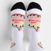 あなたの神経スパイシーな脳靴下を愛する ソックス (上部)