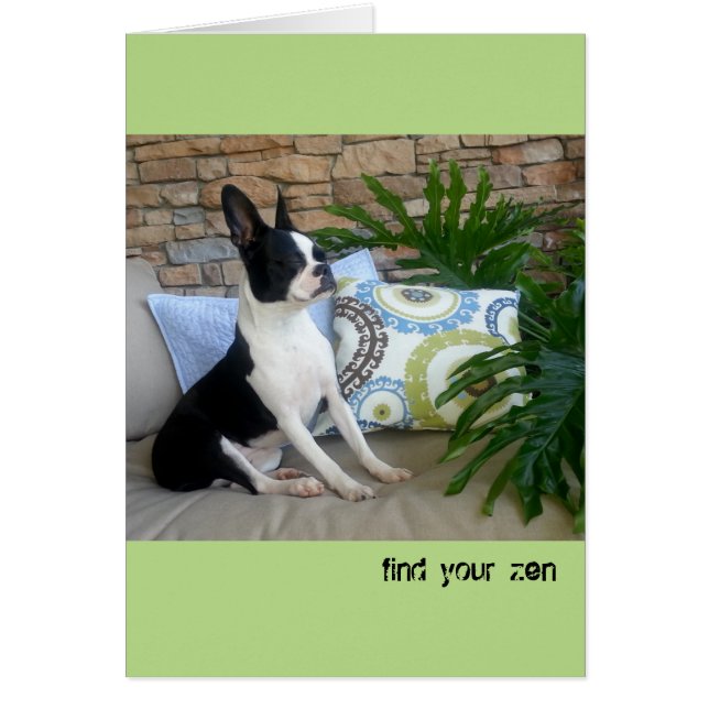 あなたの禅-空白のなカードLola B.ボストン--を見つけて下さい (正面)