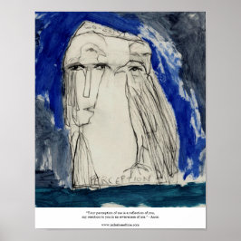 あなたの私に対する認識は、あなたを反映している – Anon ポスター