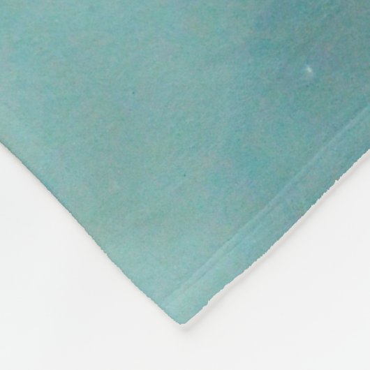 あなたの私のカワウソの半分のブラウンの川カワウソの水泳 フリースブランケット (角)