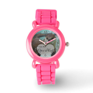 あなたの私のカワウソ川カワウソ泳ぎ 腕時計