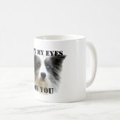 あなたの私の目をマグ得ました コーヒーマグカップ (正面右)