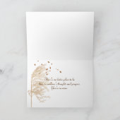 あなたの秋カボチャおよびココアの考えること カード (内部)