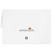 あなたの秋記念日カードを祝うこと (裏面横)