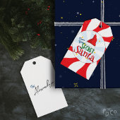 あなたの秘密サンタキャンディスワールおもしろいレトロから ギフトタグ