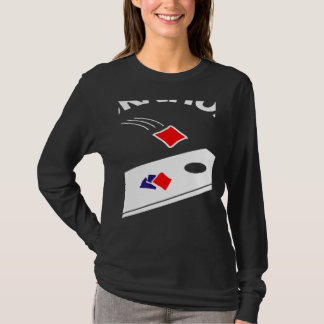 あなたの穴が私のゴール コーンホール チーム ビーンバッグ Tシャツ
