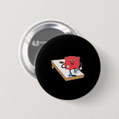 あなたの穴は私のゴールコーンホールビーンバッグ皮肉 缶バッジ (正面&裏面)