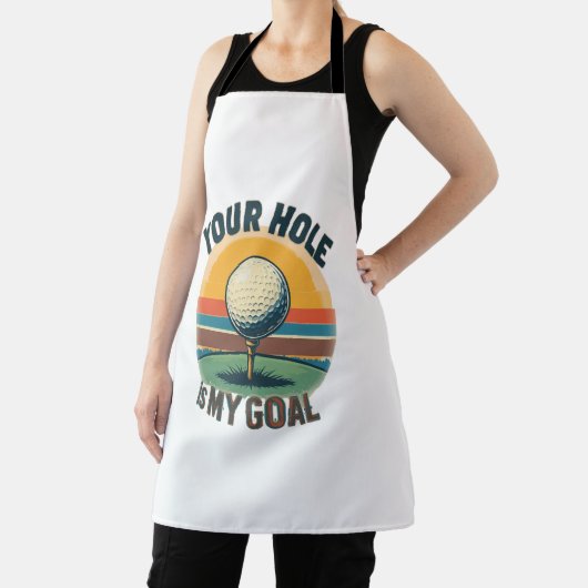 あなたの穴は私のゴールゴルフのゴルファーだ エプロン (インサイチュ)