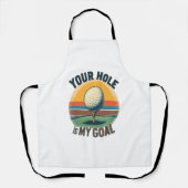 あなたの穴は私のゴールゴルフのゴルファーだ エプロン (正面)