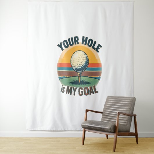 あなたの穴は私のゴールゴルフのゴルファーだ タペストリー (インサイチュ)