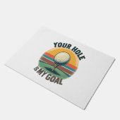 あなたの穴は私のゴールゴルフのゴルファーだ ドアマット (アングル)