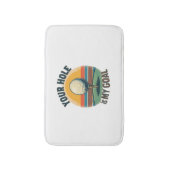 あなたの穴は私のゴールゴルフのゴルファーだ バスマット (正面縦)