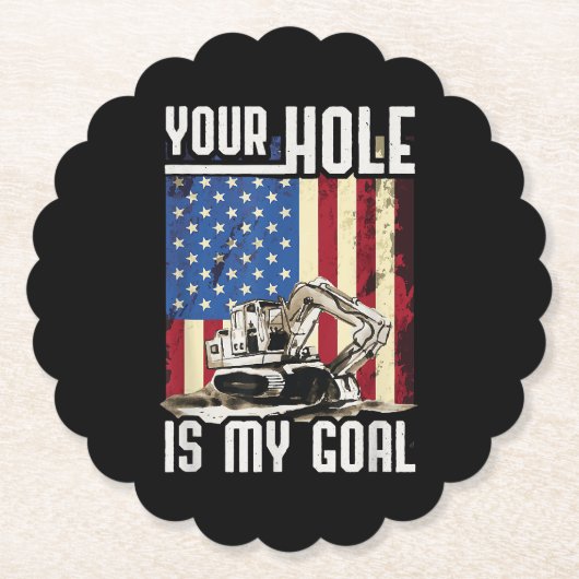 あなたの穴は私のゴール重量機器操作機関数である ペーパーコースター (正面)