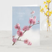 あなたの空の考えることの桜 カード (黄色い花)