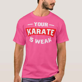 あなたの空手は弱い空手だ Tシャツ