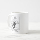 あなたの第1 Colonoscopyの前に大人のテーブルに得て下さい コーヒーマグカップ (正面左)