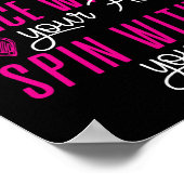 あなたの筋肉のカラーガードマーチングバンドでスピン ポスター (角)