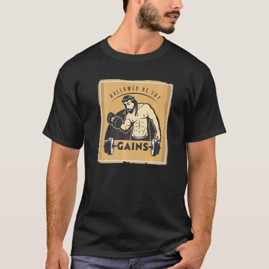 あなたの筋肉を得る許可イエス重量挙げ Tシャツ (正面)