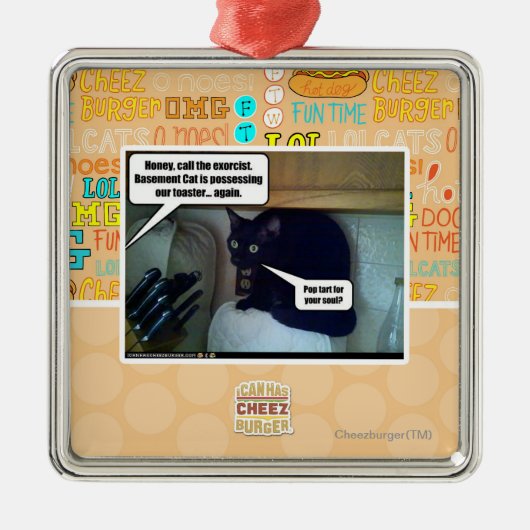 あなたの精神のための破裂音のタルトか。 メタルオーナメント (正面)