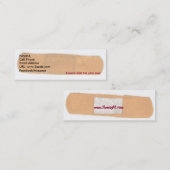 あなたの精神のプロフィールカードのためのバンド補佐官 スキニー名刺 (正面/裏面)