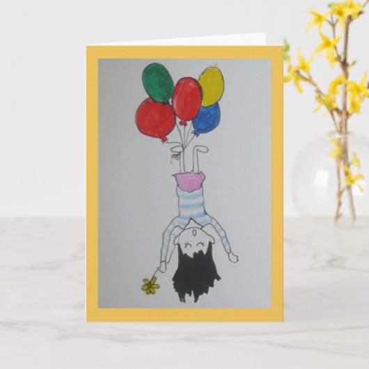 あなたの精神を持ち上げるためには-よくサポート得て下さい カード (黄色い花)