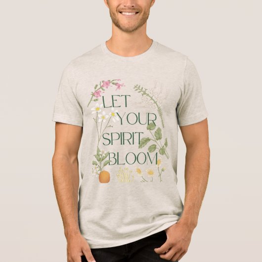 あなたの精神開花Tシャツ トライブレンドTシャツ (正面)