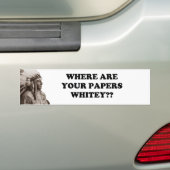 あなたの紙はどこにありますか。 バンパーステッカー (車上)