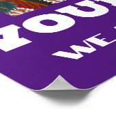 あなたの紙を表示する ポスター (角)