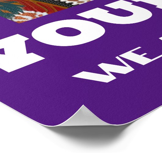 あなたの紙を表示する ポスター (角)