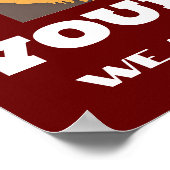 あなたの紙移民女性を表示 ポスター (角)