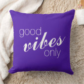 あなたの素敵なことわざ：良い雰囲気のみ クッション (ブランケット)