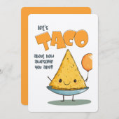 あなたの素晴らしさを語るタコの時間だ！ 招待状 (正面/裏面)