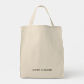 あなたの素晴らし忠実な賛美歌トートバッグである トートバッグ (裏面)